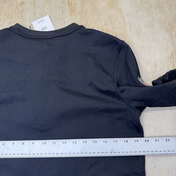 NEW Baltimore Ravens Nike Sideline Lockup Performance 1/4 Zip Top Black Small SM - Picture 13 of 15